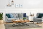 Hanah Home Towly - Mesa de centro Nogal